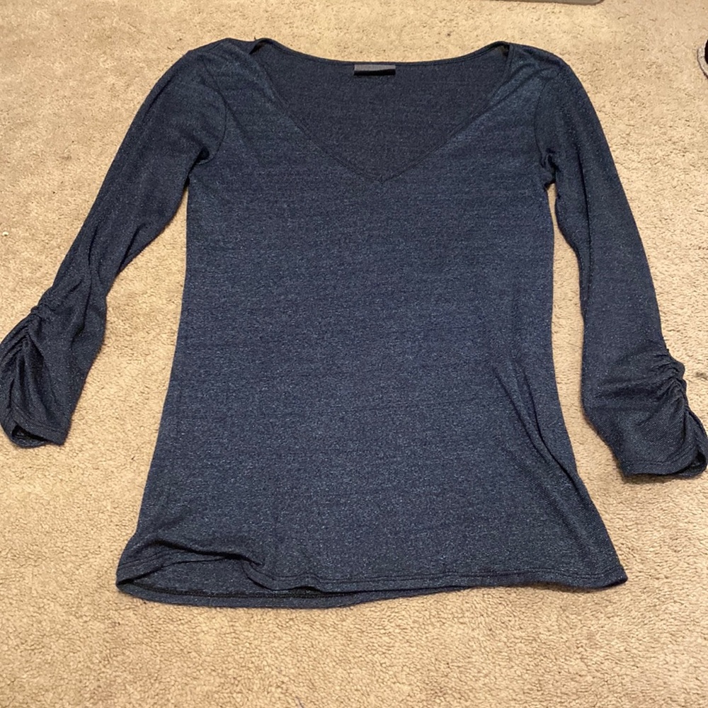Michael stars metallic v neck top